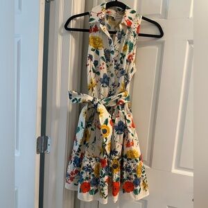 Cara Cara Hannah Floral Button-Down Mini Dress